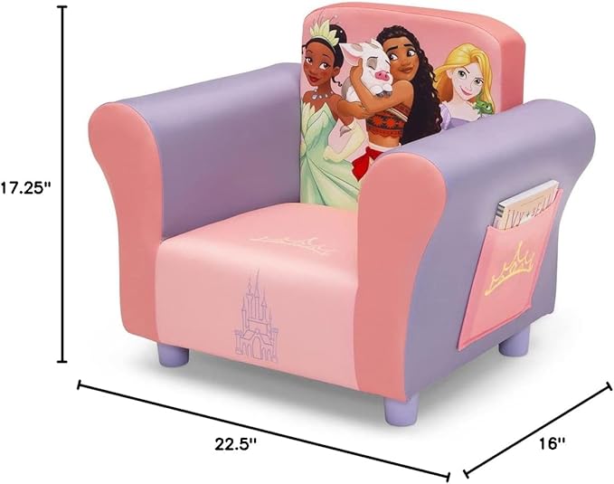 Delta Children Upholstered Chair, Disney Princess
