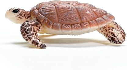 Schleich Wild Life New 2024 Wild Animal Toy Hawskbill Sea Turtle Ocean Animal Figurine