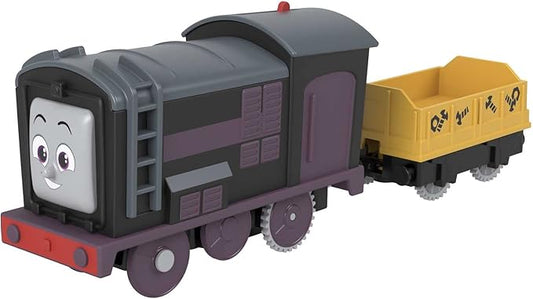 Thomas & Friends Motorized Toy Train Diesel Battery-Powered Engine with Cargo for Pretend Play Preschool Kids Ages 3+ Years