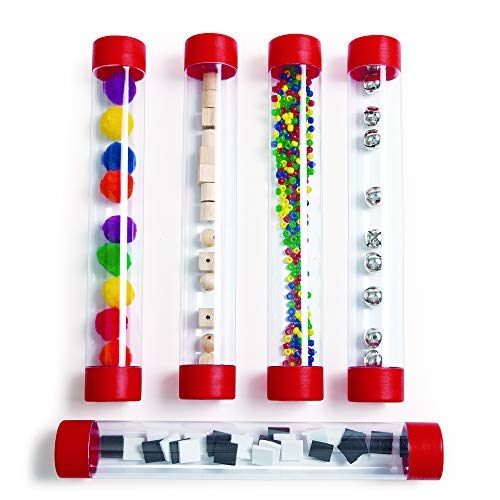 Excellerations 17 inch Visual Tracking Sensory Tubes, Set of 5, Kids Educational Toys (Item # VISTRACK)