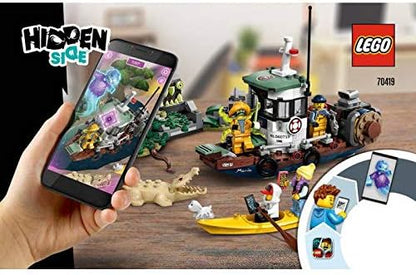 LEGO Hidden Side Wrecked Shrimp Boat 70419 Building Kit, App Toy for 7+ Year Old Boys and Girls, Interactive Augmented Reality Playset (310 Pieces)