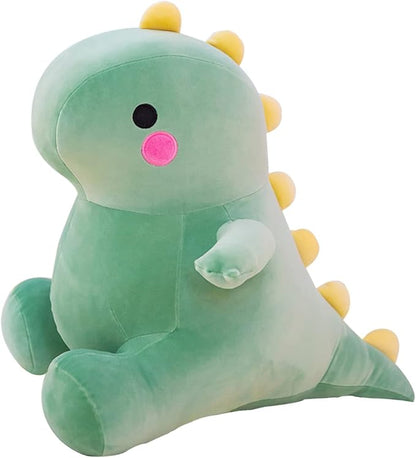 Cute Dinosaur Plush Toys, Fat Dinosaur Stuffed Animals Toys Dolls, Dinosaur Plush Toy Soft Stuffed Animal Dino Plushies Doll Cute Birthday Gifts for Kids Girls Boys (Green,13in)