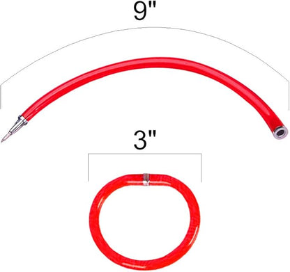 ArtCreativity Bracelet Pens for Kids, Set of 24, Functional 2-in-1 Pens with Blue Ink, Birthday Party Favors for Boys and Girls, Goodie Bag Fillers for Children and Adults, Teacher Rewards, 4 Colors