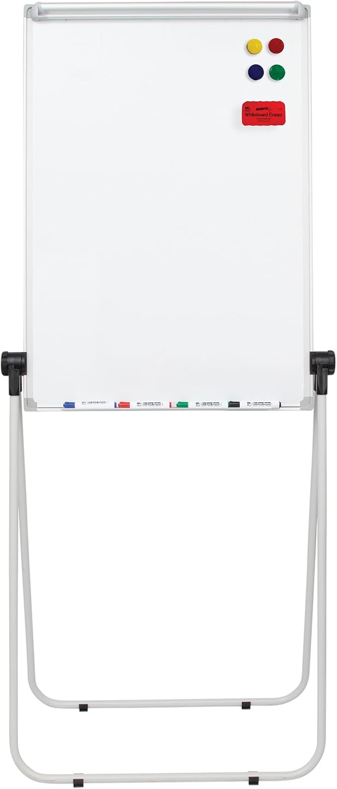 Charles Leonard Double Sided Magnetic Whiteboard Easel