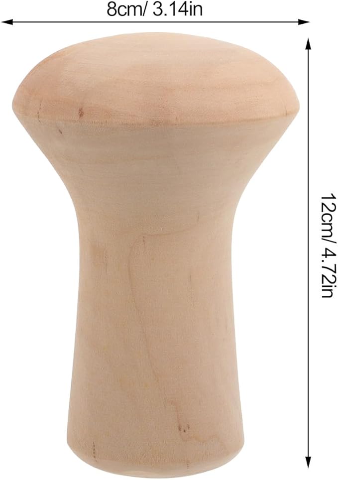 COHEALI Mushroom Shaped Pottery Mold 4.72X3.14In Ceramic Tool for Clay Crafting and Painting DIY Artistic Pottery Supplies Handbuilding Clay Mold