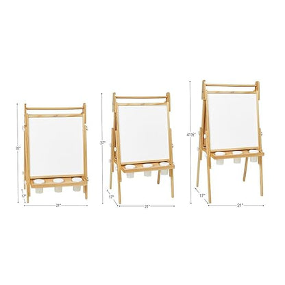 Colorations All in One Wooden Adjustable Easel and Roll