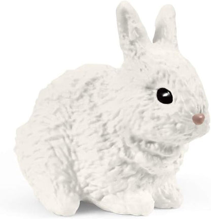 Schleich Farm World 14-piece Rabbit and Guinea Pig Hutch Toy Set with Animal Figures for Kids Ages 3-8, 5.7 x 19 x 11.5 cm