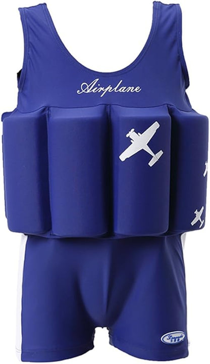 Baby Kids Floatation Suit Float One-Piece Swimwear Buoyancy for Girls Boys 1-8Years