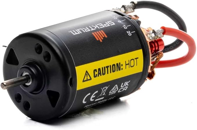 Spektrum Smart Firma 12T Rebuildable 550 3 Pole Brushed Motor, SPMXSM6123
