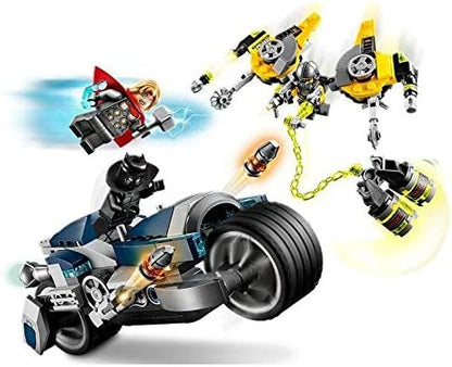 LEGO Marvel Avengers Speeder Bike Attack 76142 Black Panther and Thor Buildable Superhero Toy, Great Gift for Kids, New 2020 (226 Pieces)