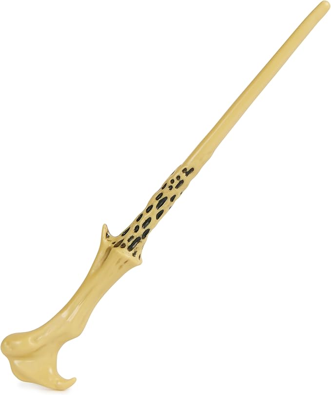 Wizarding World Harry Potter, 12-inch Magical Collector Voldemort Wand with Stand & Die-cast Icon, Magical Artifacts Series