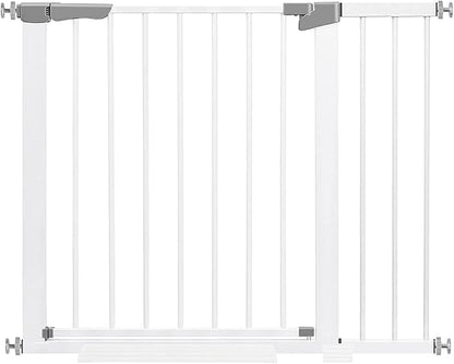 Baby Gate for Stairs, Auto Close Safety Baby Gates, Extra Tall and Wide Child Gate, Durability Dog Gates for The House, Doorways. Pressure Baby Gate for Dogs Indoor