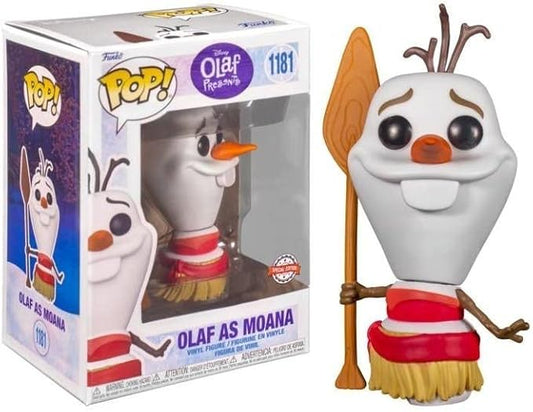 Funko POP Disney!: Olaf Presents - Olaf as Moana, Amazon Exclusive, Multicolor, (61824)