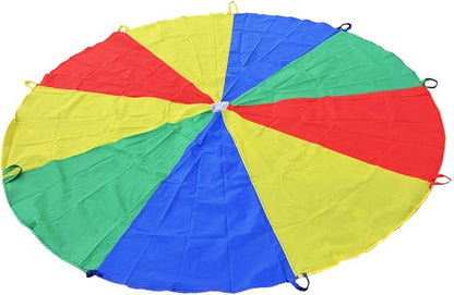 Sonyabecca Parachute Kids Play 8FT,10FT,12FT,16FT,20FT for 8-12 Years Game, Kids Party Game