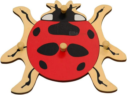 Montessori Lady Bug Puzzle
