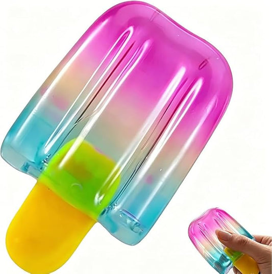 Ice Cream Squeeze Squishy,Summer Party Favors for Kids Adults,Soft Slow Rising Sensory Fidget Toy for Stress & Anxiety Relief,Birthday Gift & Classroom Rewards