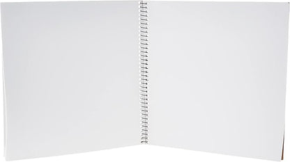 Crayola Kids' Spiral Sketchbook, 9"X9", Coloring & Drawing Supplies, 40 Sheets , White, Gifts for Kids