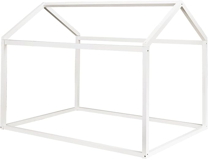 Signature Design by Ashley Flannibrook Contemporary House Bed Frame, Full, White