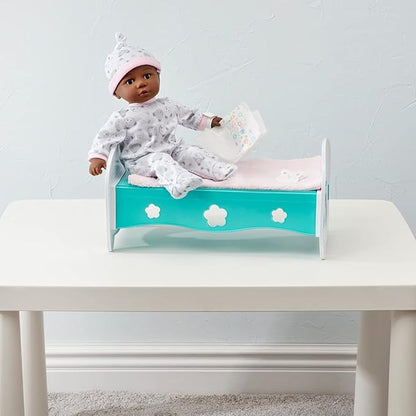 Madame Alexander 14" Adoption Day Baby Girl Doll, Dark Skin Tone, Brown Eyes (20454)