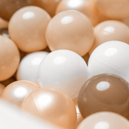 GOGOSO Baby Ball Pit Balls Pack of 100 for Toddlers - BPA&Phthalate Free Non-Toxic Crush Proof Ocean Ball Soft Plastic Balls for 1 2 3 4 5Years Toddlers Baby Kids Birthday Pool Tent Party