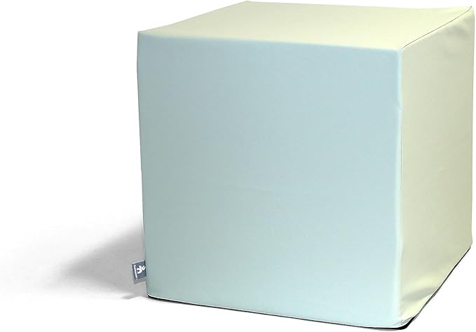 foamnasium Large Block, Indoor Foam Playset, Soft Toddler and Active Kids Play Foam Block for Crawling, Climbing, and Jumping, Made in The US, Enhanced Sage