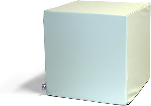 foamnasium Large Block, Indoor Foam Playset, Soft Toddler and Active Kids Play Foam Block for Crawling, Climbing, and Jumping, Made in The US, Enhanced Sage