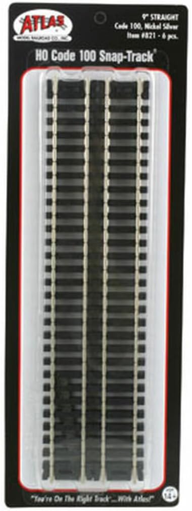 HO Code 100 9" Straight (6)