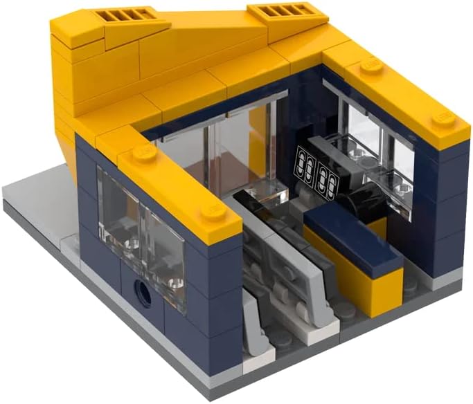 Brick Loot Exclusive Mini City Video Rental Store - Custom Designed 123 Piece Model - Compatible with Lego and Other Major Brick Brands …