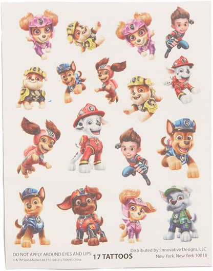 Innovative Designs Nickelodeon Paw Patrol The Movie Deluxe Activity Set with Carrying Tin, Coloring Sheets, Tattoos, Stickers, & Art Supplies