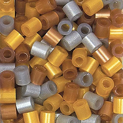 Perler Beads Fuse Beads for Crafts, 1000pcs, Metallic Mix