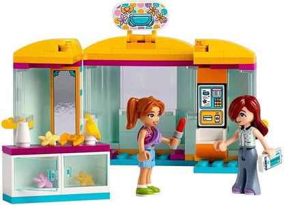 LEGO 42608 Friends Mini-Boutique, 2 Spielfiguren, modische Accessoires
