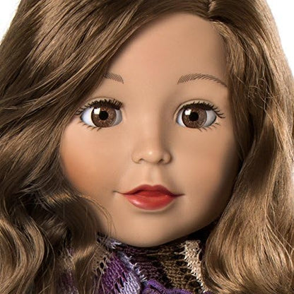 Adora Amazon Exclusive Amazing Girls Collection, 18” Realistic Doll with Changeable Outfit and Movable Soft Body, Birthday Gift for Kids and Toddlers Ages 6+ - Ava