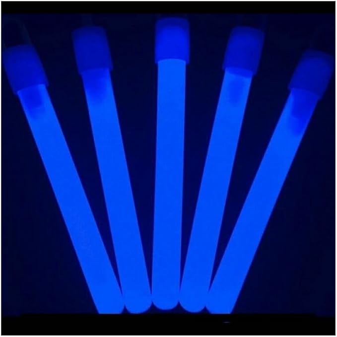 Glow Sticks Bulk Wholesale, 500 4” Blue Glow Stick Light Sticks. Bright Color, Kids Love Them! Glow 8-12 Hrs, 2-Year Shelf Life, Sturdy Packaging, GlowWithUs Brand…