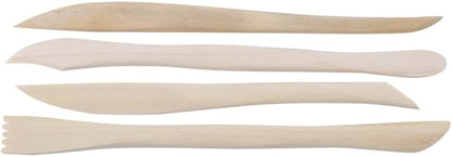 10pcs Clay Tools Set, Wood Polymer Modeling Tools DIY Wooden Clay Sculpting Tools Kits for Beginners Professionals Kids Pottery Sculpture