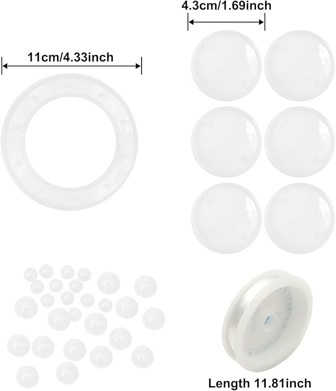 Wind Chimes Resin Molds Silicone for Home Decor Create Art DIY Wind-Bell Supplies Epoxy Acrylic Resin Molds Decorations Kit