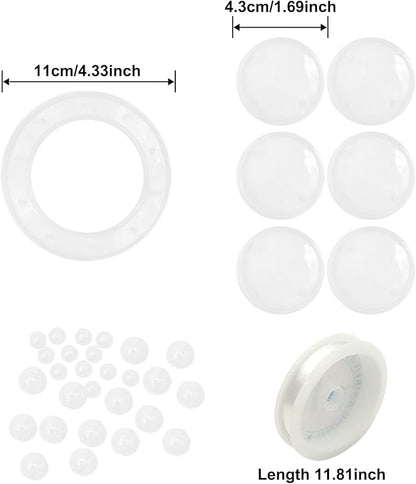 Wind Chimes Resin Molds Silicone for Home Decor Create Art DIY Wind-Bell Supplies Epoxy Acrylic Resin Molds Decorations Kit
