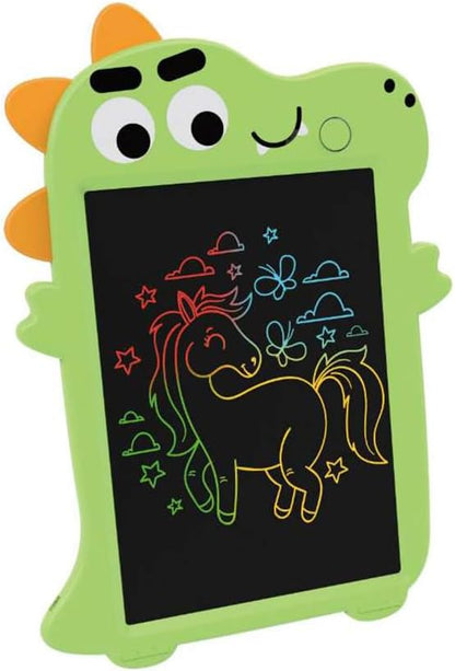 Kid's Easel, Magnetic Drawing Board for Toddlers with One Carry Bag Magnet Pen and Three Stampers, Green, 99-18