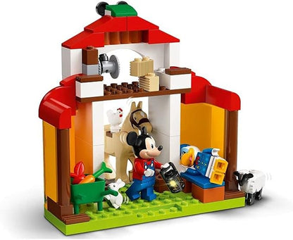 LEGO Disney Mickey and Friends Mickey Mouse & Donald Duck’s Farm 10775 Building Kit; A Creative Play Set for Kids; New 2021 (118 Pieces)