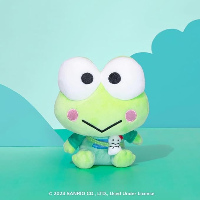 Jazwares Hello Kitty and Friends, Keroppi Series 1 Plush - Hoodie Fashion and Bestie Accessory - Officially Licensed Sanrio Product from