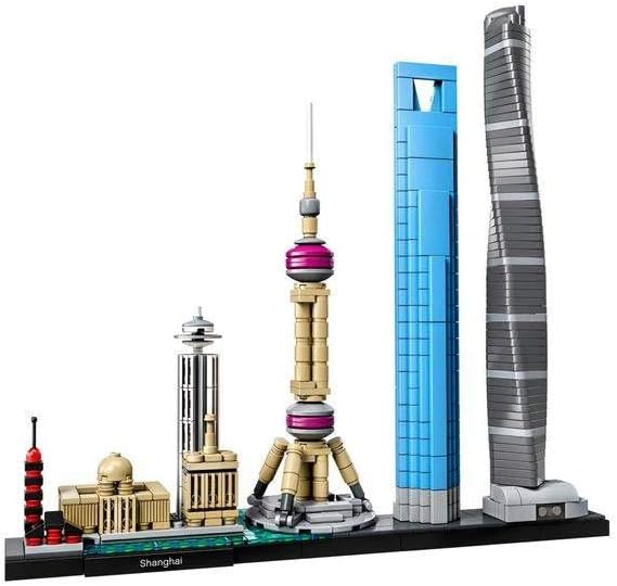 LEGO Architecture Shanghai 21039 Building Kit (597 Pieces)