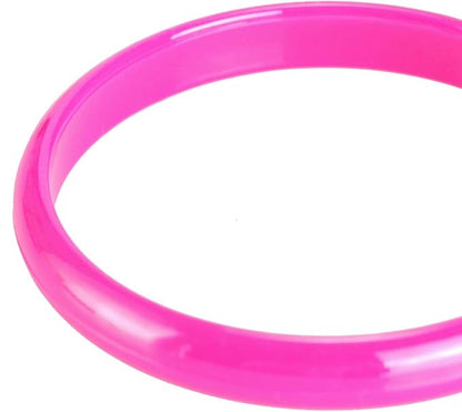 BinaryABC Plastic Bangle Bracelets Candy Color Bracelet Party Favors Pack for Birthday Party 12pcs (Adult Size)