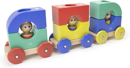12 Piece Tegu Magnetic Tram Building Block Set, Big Top