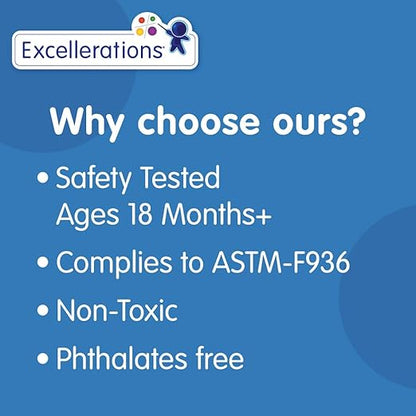 Excellerations Toddler, Preschool Manipulatives, Blocks, Builders, Construction STEM Toy