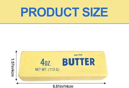 Butter Squishy,Slow Rising Squishy,Stress Relief & Fidget Toys,Butter Stick Slow Rising Squeeze Food Fidget Toy for Office School,Party Favor Gift (Butter Sticks)