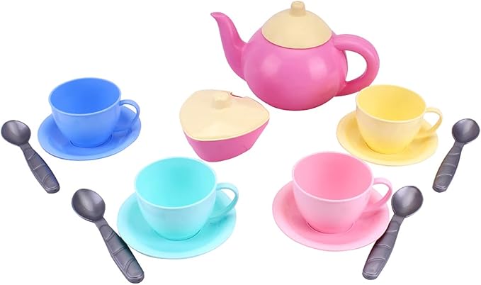 TECHNOK Kids Play Kitchen Accessories - 49 Pcs Play Dishes Cookware Set - Large Toy Pots and Pans for Kids Kitchen Pretend Dishes - Play Food Set - Cooking Utensils - Toy Cooking Set for Girls Boys 3+