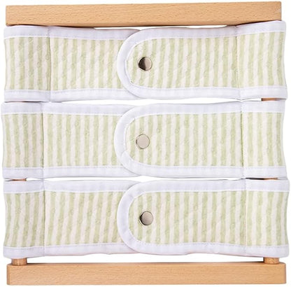 Montessori Wooden Toys for Dressing Learning Board Learning Basic Dressing Skills - Buttons, Snaps, Zippers, Belt Buckles & Velcro Toys for 1 2 3 Year Old Toddlers Sensory Toy Gifts(Snapping Cloth)