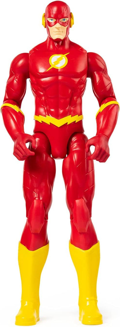 DC Comics The Flash Collectible Action Figure, 12 Inches Tall, 11 Articulation Points, Red Suit, Action Poses, Children's Toy