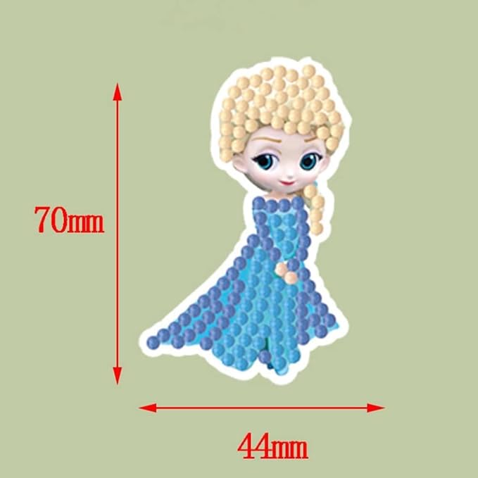 5D Diamond Craft Kits Stickers for Kids,Gem Kids' Paint by Number Kits Mosaic Sticker - Best Gifts for Girls Over Ages 6+ Easy for Kids Beginners