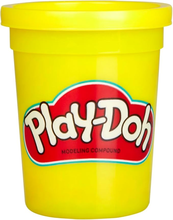 Play-Doh Bulk 12-Pack of Yellow Non-Toxic Modeling Compound, 4-Ounce Cans
