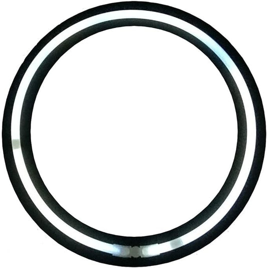 Glow Sticks Bulk Wholesale Necklaces, 600 22” White Glow Stick Necklaces, Bright Color, Glow 8-12 Hrs, Connector Pre-Attached, Sturdy Packaging, GlowWithUs Brand